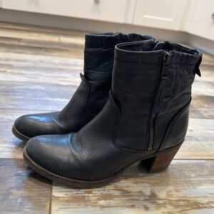 Taos Leather Cowgirl Booties